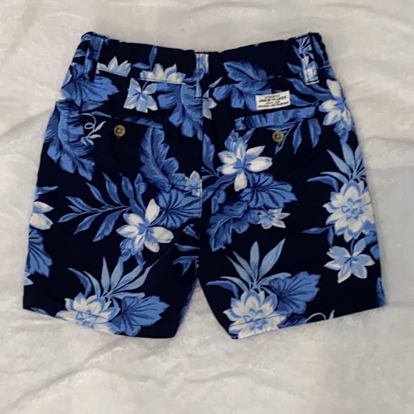 Janie and Jack blue floral shorts - Picture 3 of 3